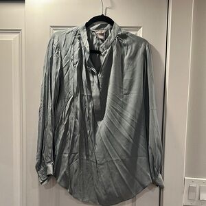 H&M Women's Blouse in Light Gray